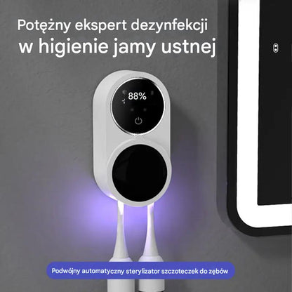 BrushGuard UV ładowalny sterylizator do szczoteczek do zębów z indukcyjnym włącznikiem